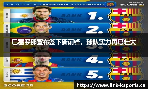 巴塞罗那宣布签下新前锋，球队实力再度壮大